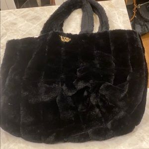 Faux fur Victoria’s Secret tote